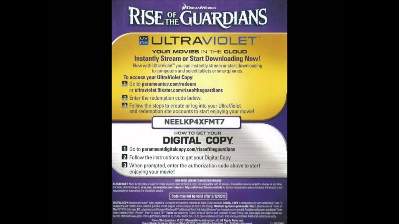 Ultraviolet movies anywhere